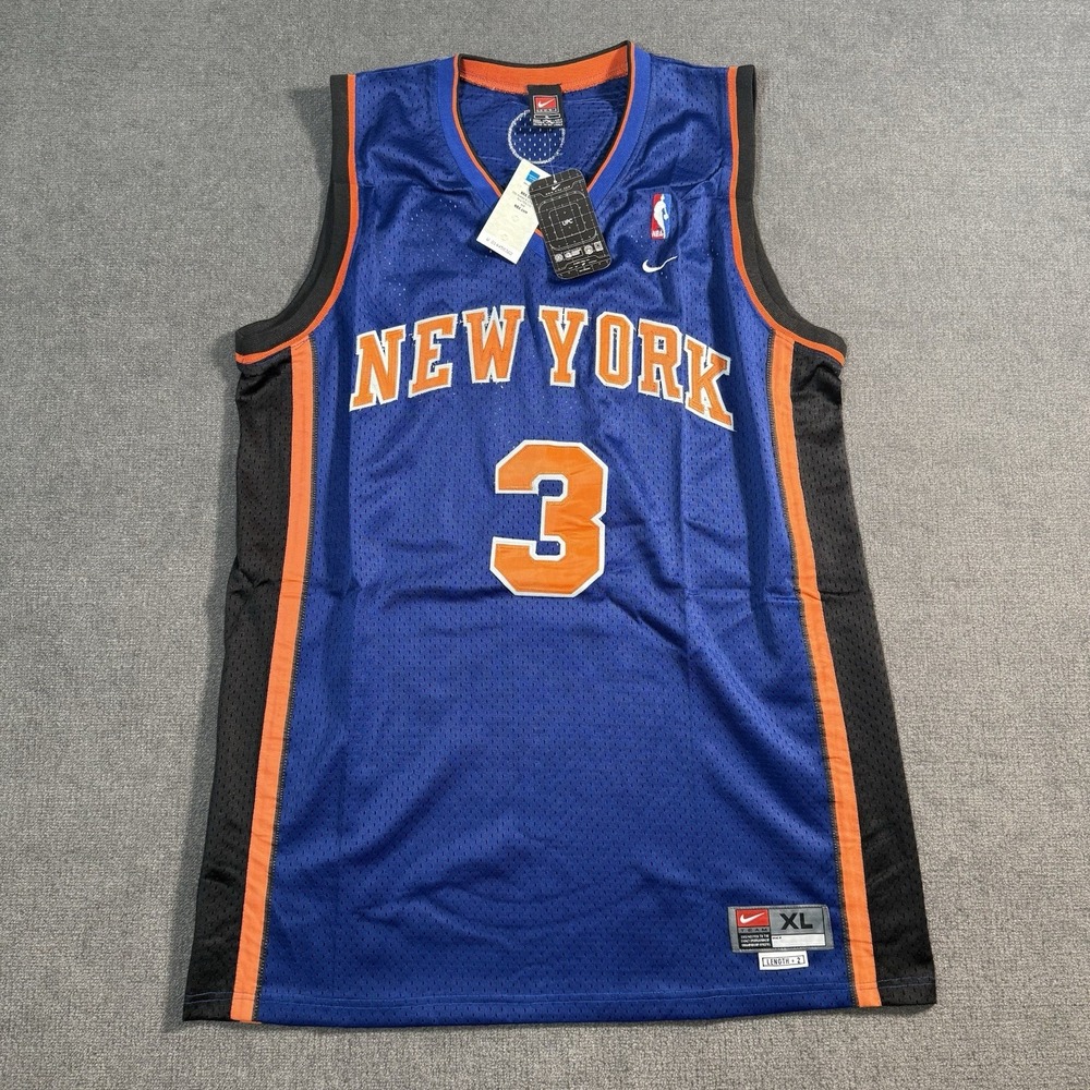 NWT Vintage Nike Swingman New York Knicks Marbury #3 Jersey Men's Size XLarge